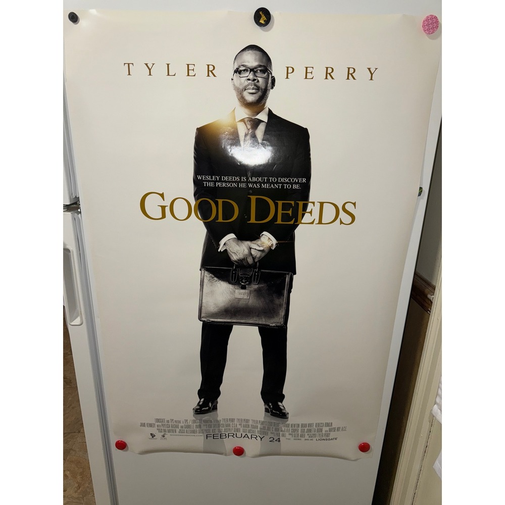 Tyler Perry Good Deeds 2012 Movie Poster Original Double Sided 27x40 Lionsgate